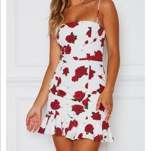 Brand new white fox boutique dress